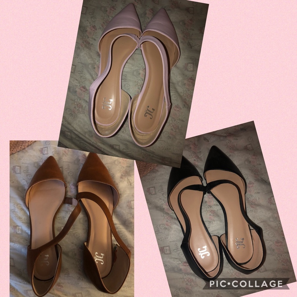 Ladies Flats ( 3 pairs ) Size 11